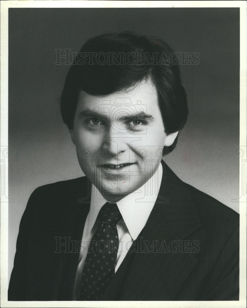 1981 Press Photo Murray Feldman CBS Detroit Fox2 - Historic Images