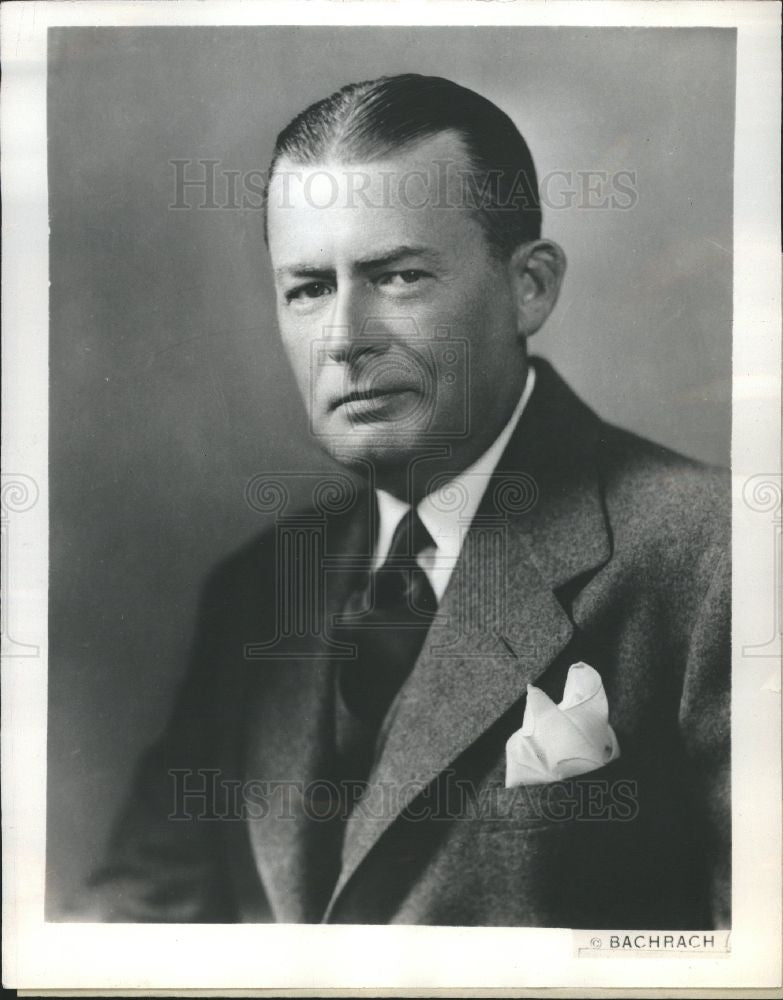 1945 Press Photo F H Fenn President - Historic Images