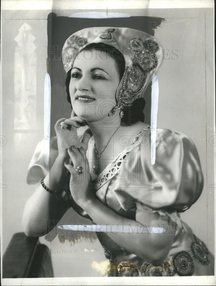 1941 Press Photo Ketty Etienne Choreographer - Historic Images