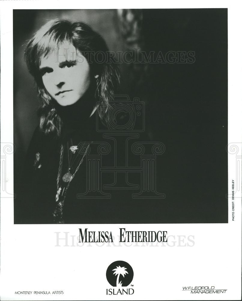 1980 Press Photo Melissa Etheridge American Rock Singer - Historic Images