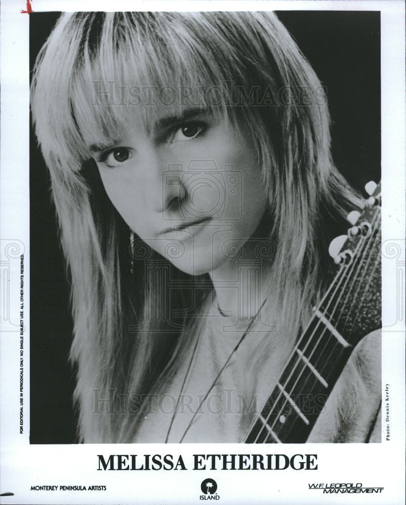 1992 Press Photo Melissa Etheridge Singer musician, - Historic Images