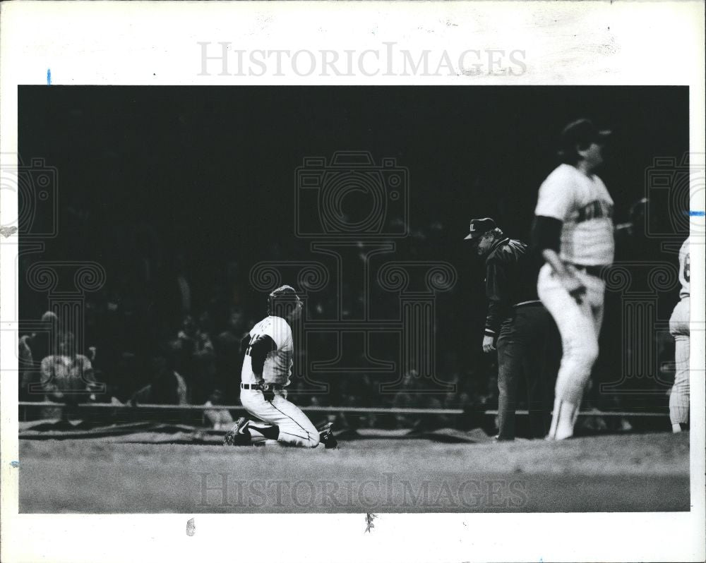 1994 Press Photo Darrell Wayne Evans first baseman - Historic Images