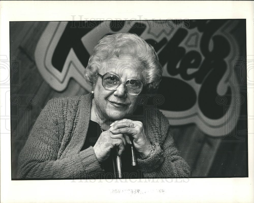 1985 Press Photo Bea Evans - Historic Images