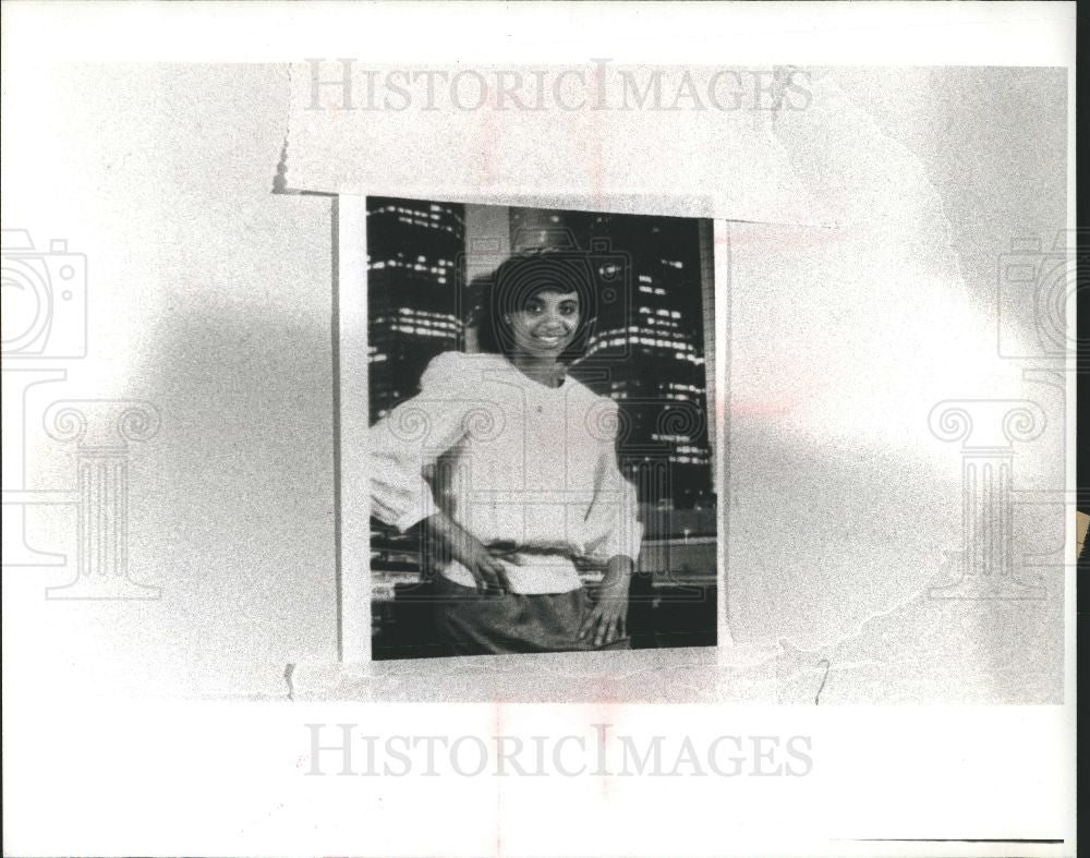1991 Press Photo ANTONETTE EVAN Detroit School - Historic Images