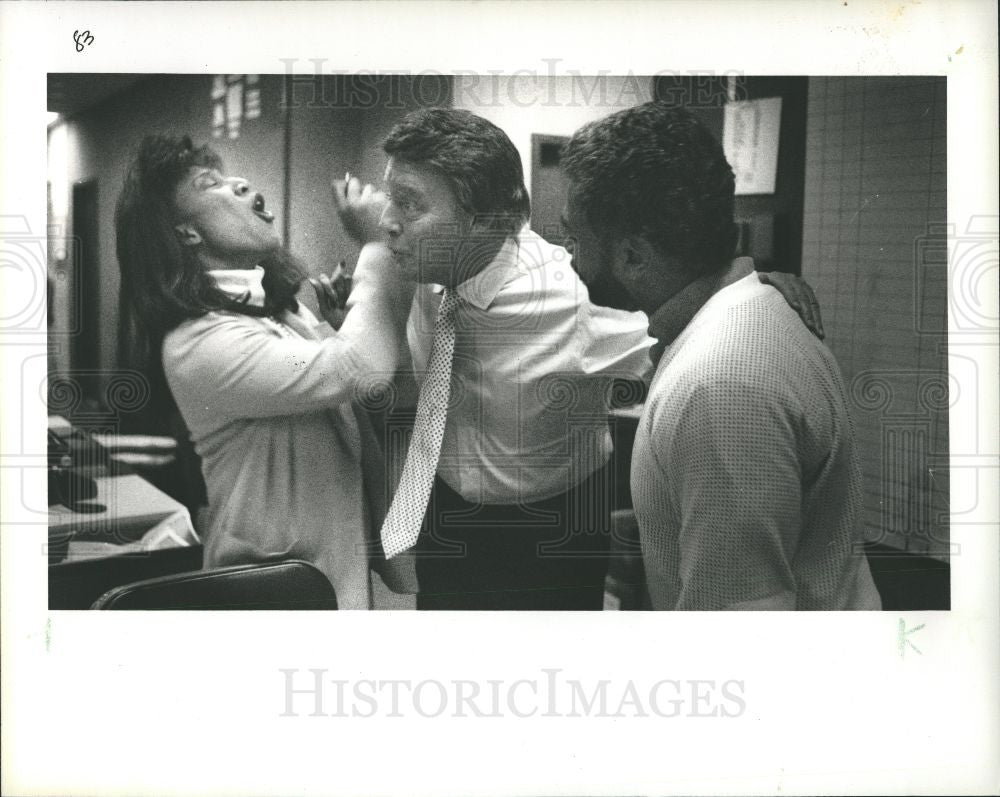 1988 Press Photo Dayna Eubanks, Bill Bonds-Jerry Rimmer - Historic Images