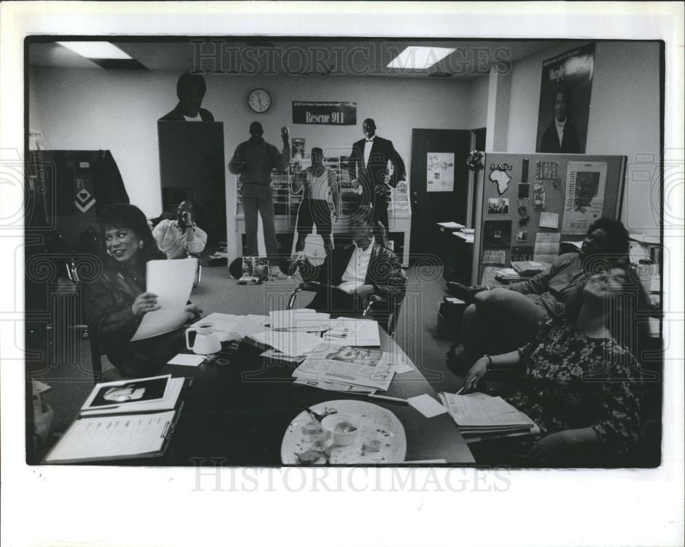 1991 Press Photo DAYNA EUBANKS HOST - Historic Images