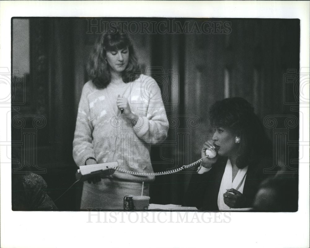 1991 Press Photo Dayna Eubanks - Historic Images