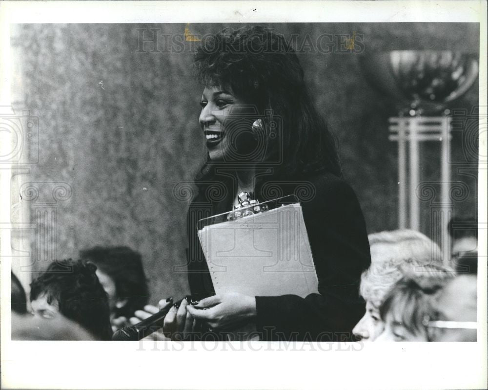 1991 Press Photo Dayna Eubanks, Debut, Canceled - Historic Images