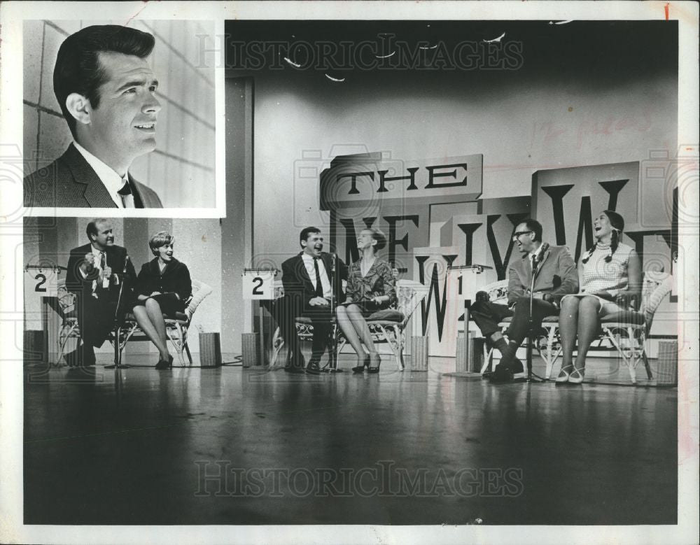 1967 Press Photo Bob Eubanks Newlywed Game ABC - Historic Images