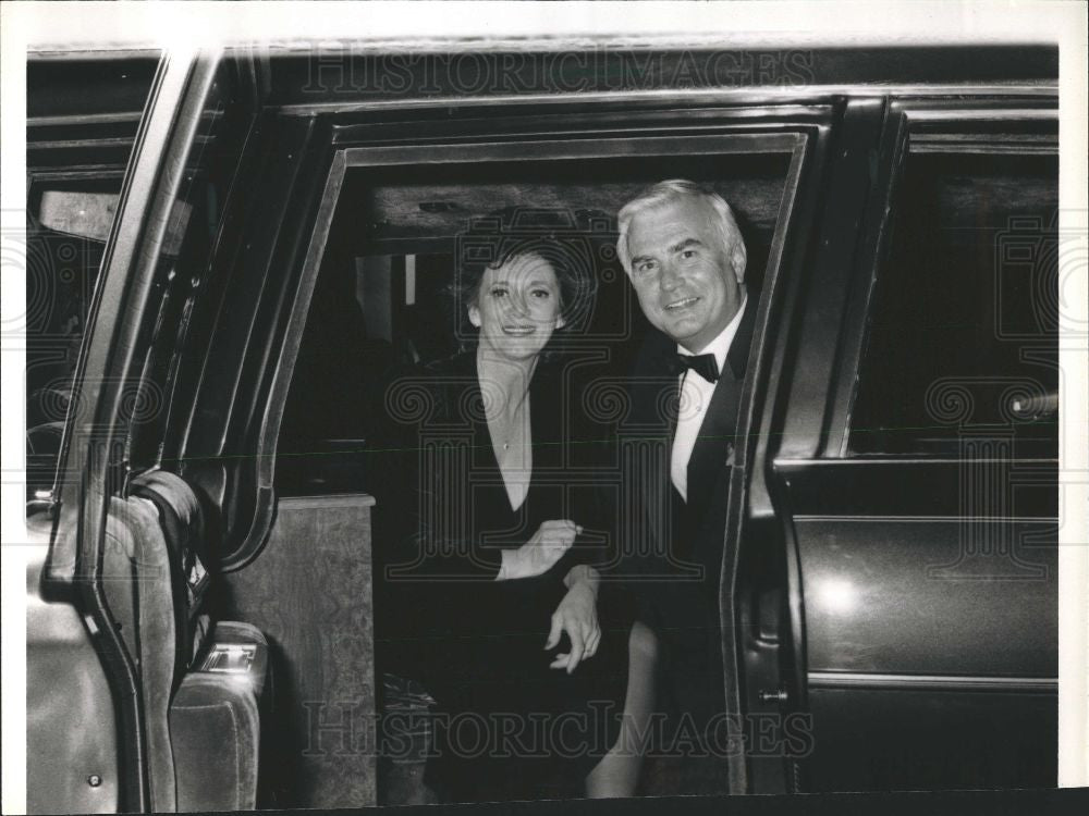 1987 Press Photo Cadillac people limos 1987 life style - Historic Images
