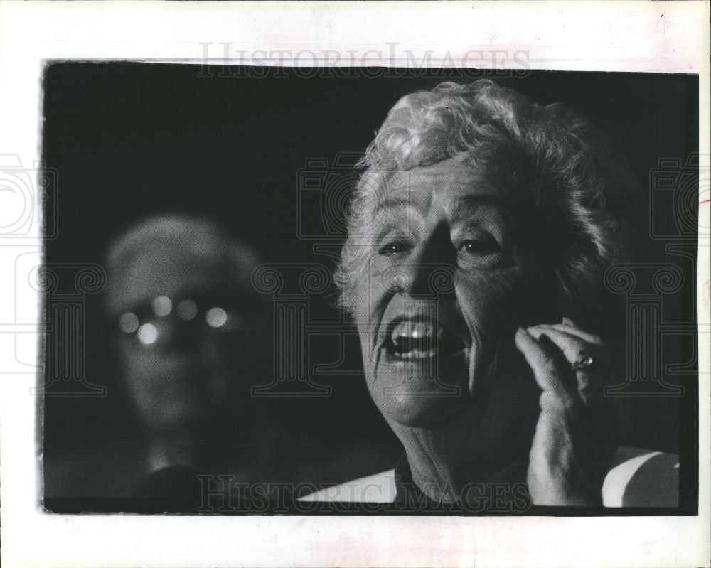 1990 Press Photo Martha W Griffiths Lawyer Judge - Historic Images