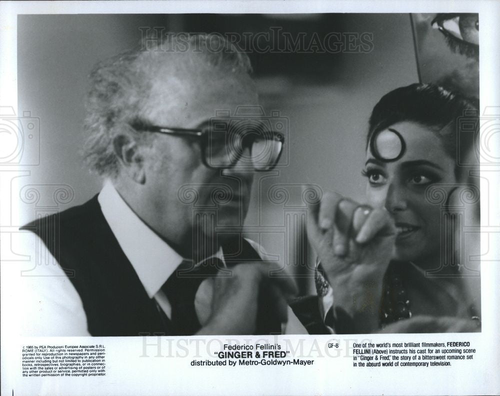 1993 Press Photo Federico Fellini Italian director Fred - Historic Images