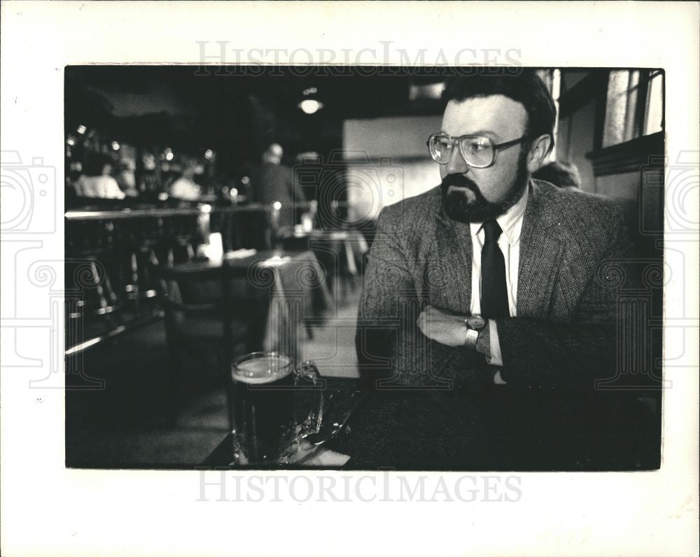 1987 Press Photo estleman writer american - Historic Images