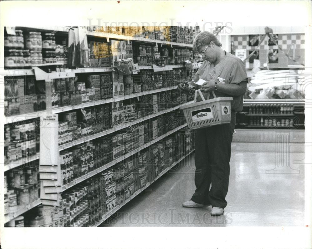 1991 Press Photo Supermarket Project - Historic Images