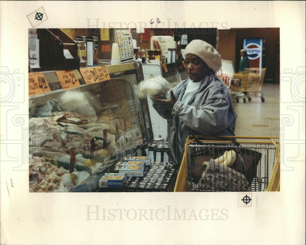 1991 Press Photo DORIS FOY OF DETROIT - Historic Images