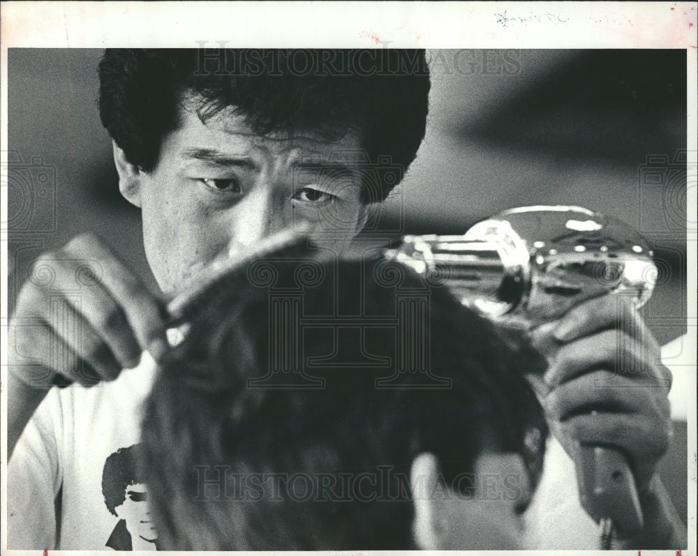 1981 Press Photo K. TOKUNAGA Japanese delegation Kim - Historic Images