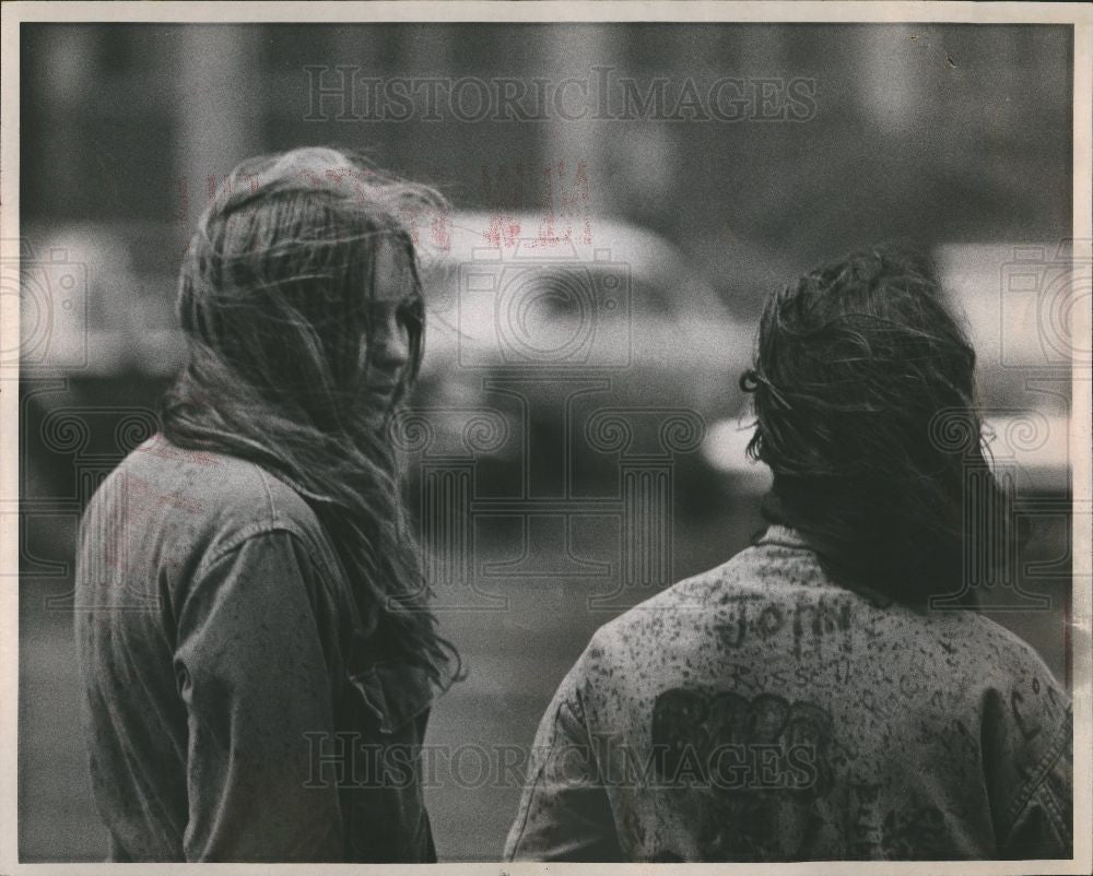 1970 Press Photo Hair - Historic Images