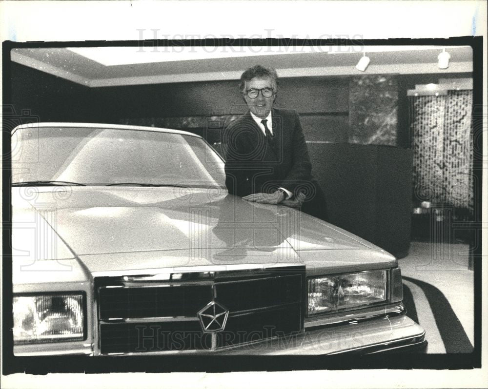 1987 Press Photo Gerald Greenwald Chrysler chairman - Historic Images