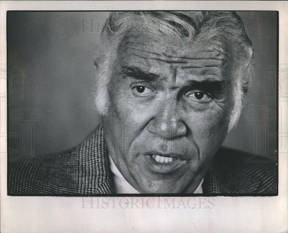 1974 Press Photo Lorne Greene Canadian Actor - Historic Images