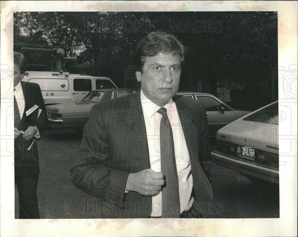 1987 Press Photo Barton Greenberg Obie President - Historic Images