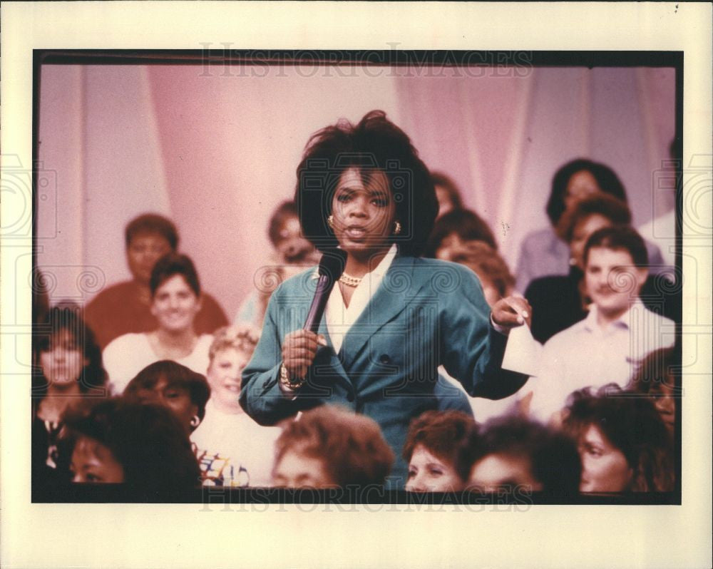 1988 Press Photo Oprah Winfrey American TV Host - Historic Images