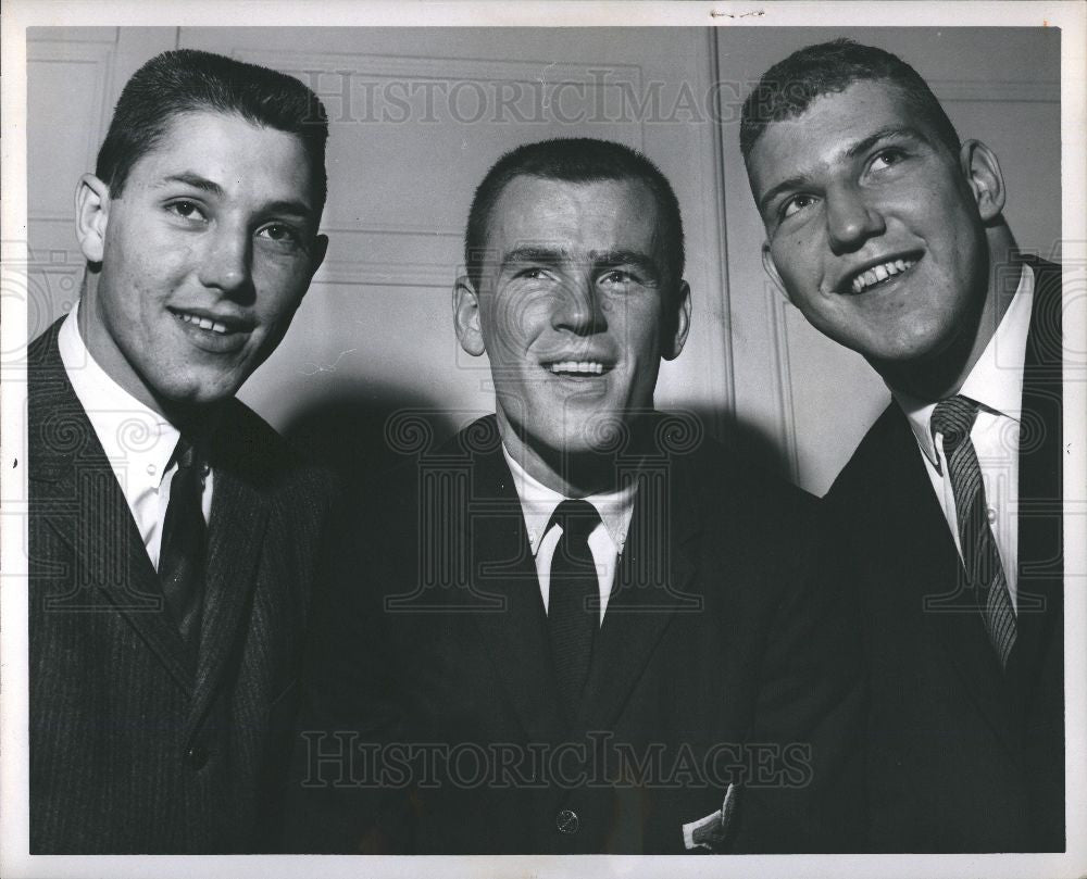 1960 Press Photo three men in suits 1960 - Historic Images