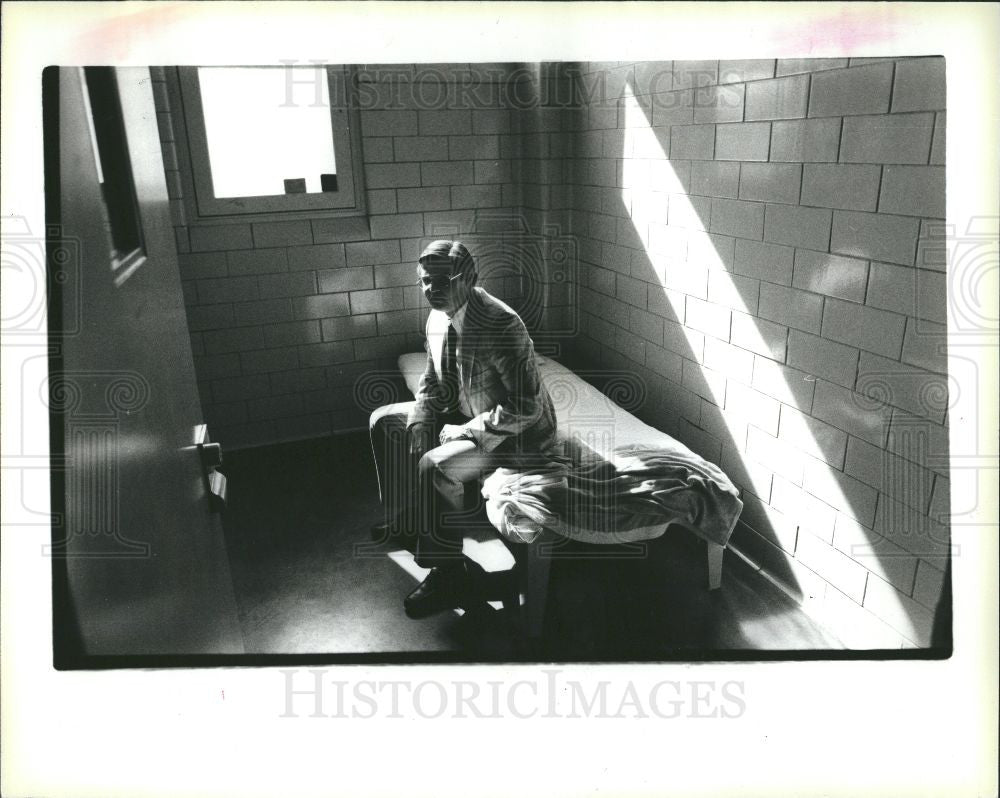1989 Press Photo PETE WILSON head county Youth Home - Historic Images