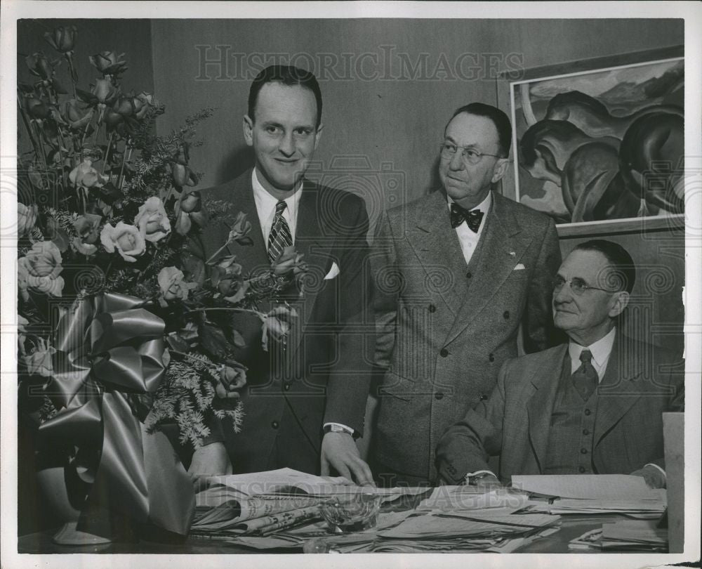 1953 Press Photo James Wineman, Intl College Corp - Historic Images