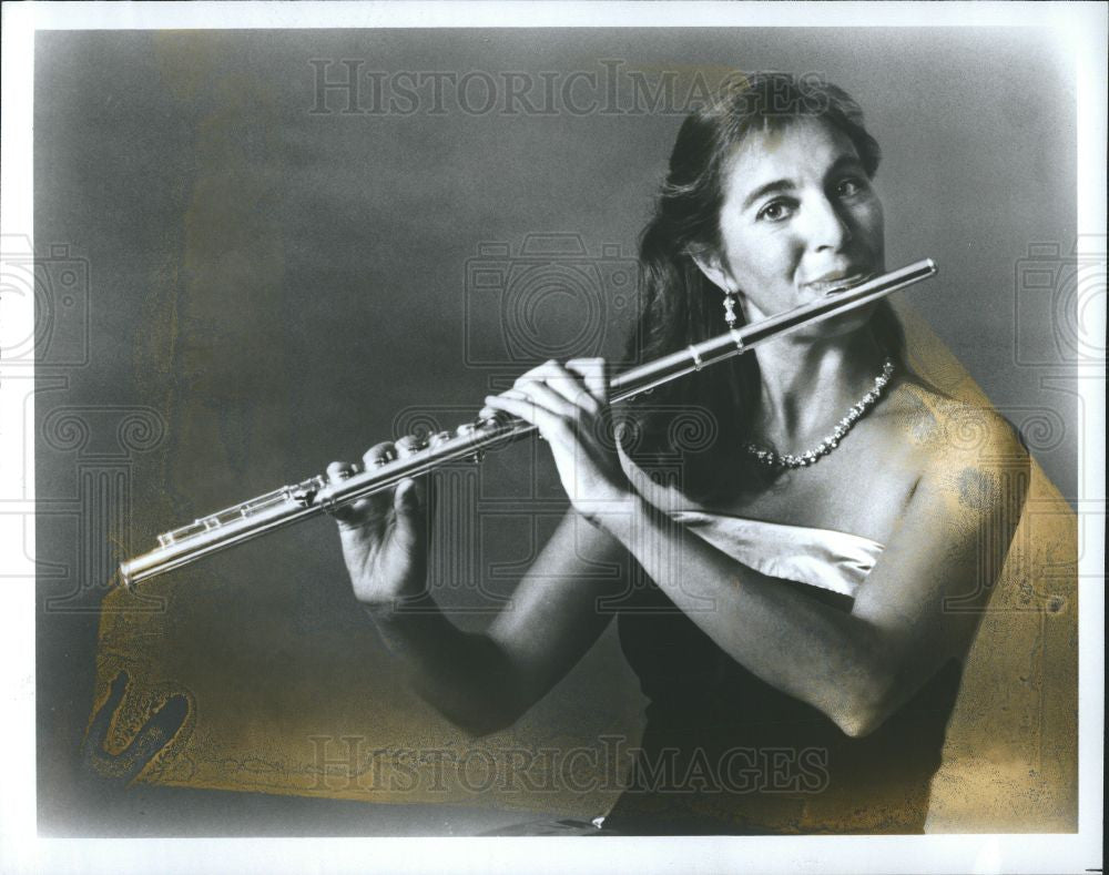1994 Press Photo Carol Wincenc, flutist. - Historic Images