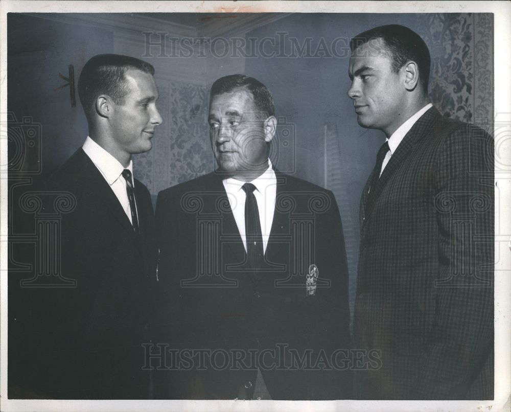 1961 Press Photo George Wilson Detroit Lions NFL - Historic Images