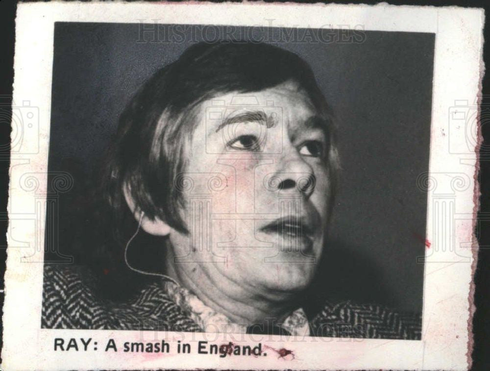 1976 Press Photo Johnnie ray singer London palladium - Historic Images