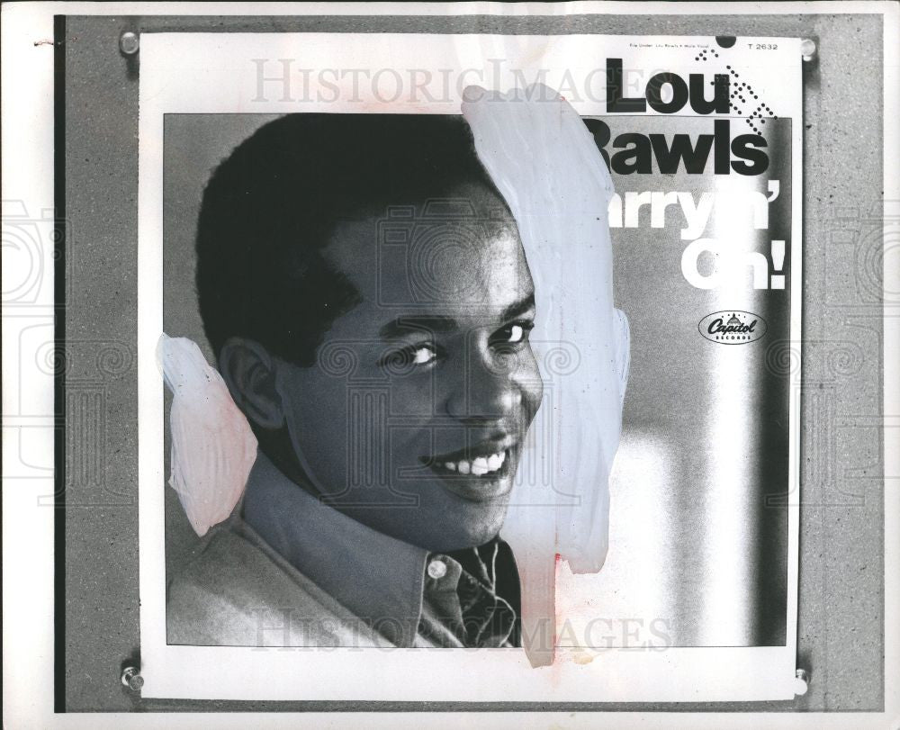 1967 Press Photo Lou Rawls - Historic Images
