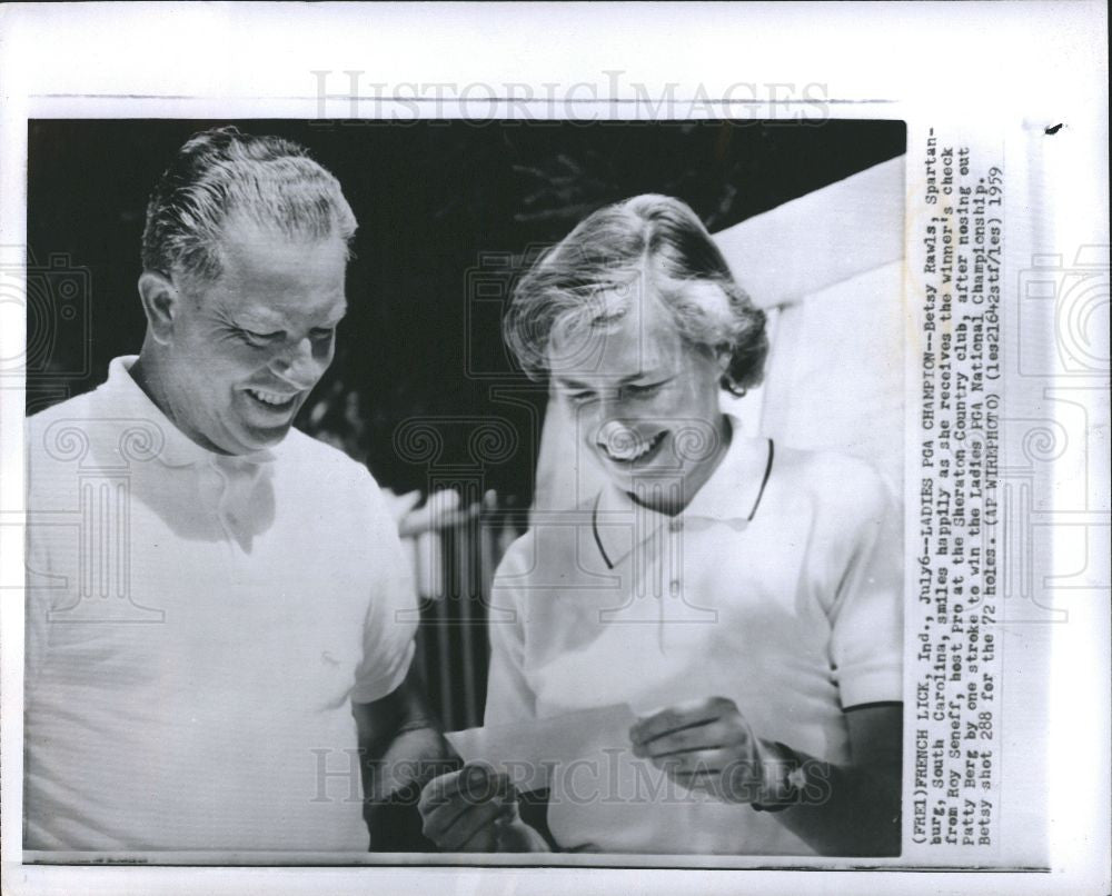 1959 Press Photo Betsy Rawls Golfer - Historic Images