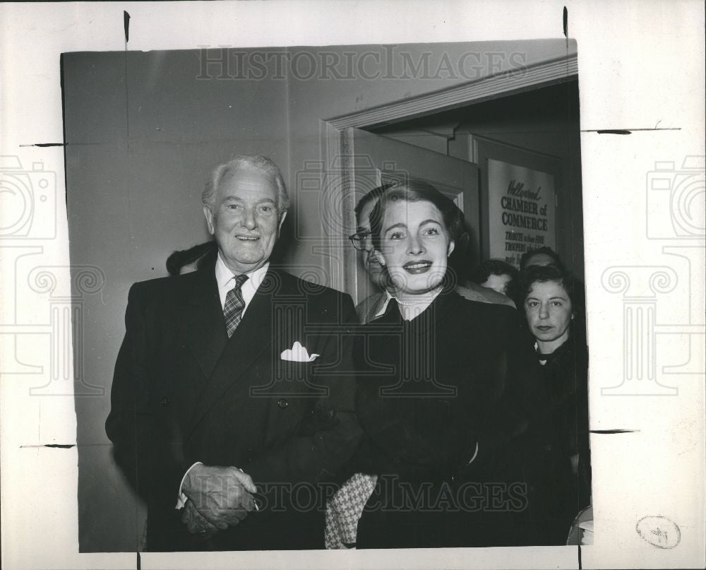 1951 Press Photo Herbert Rawlinson Actor - Historic Images