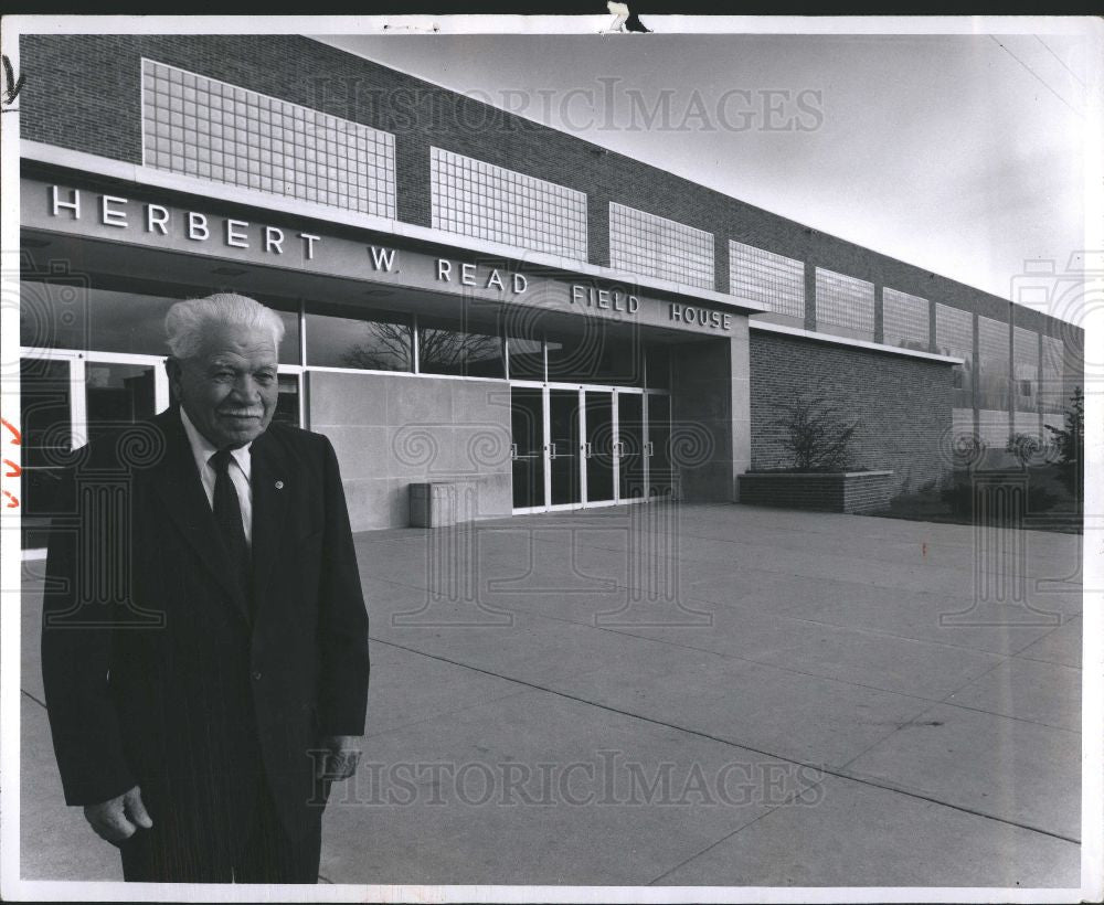 1963 Press Photo HERBERT W. READ field house - Historic Images