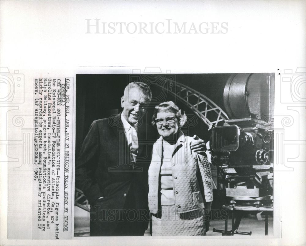 1969 Press Photo Ralph Bellamy - Historic Images