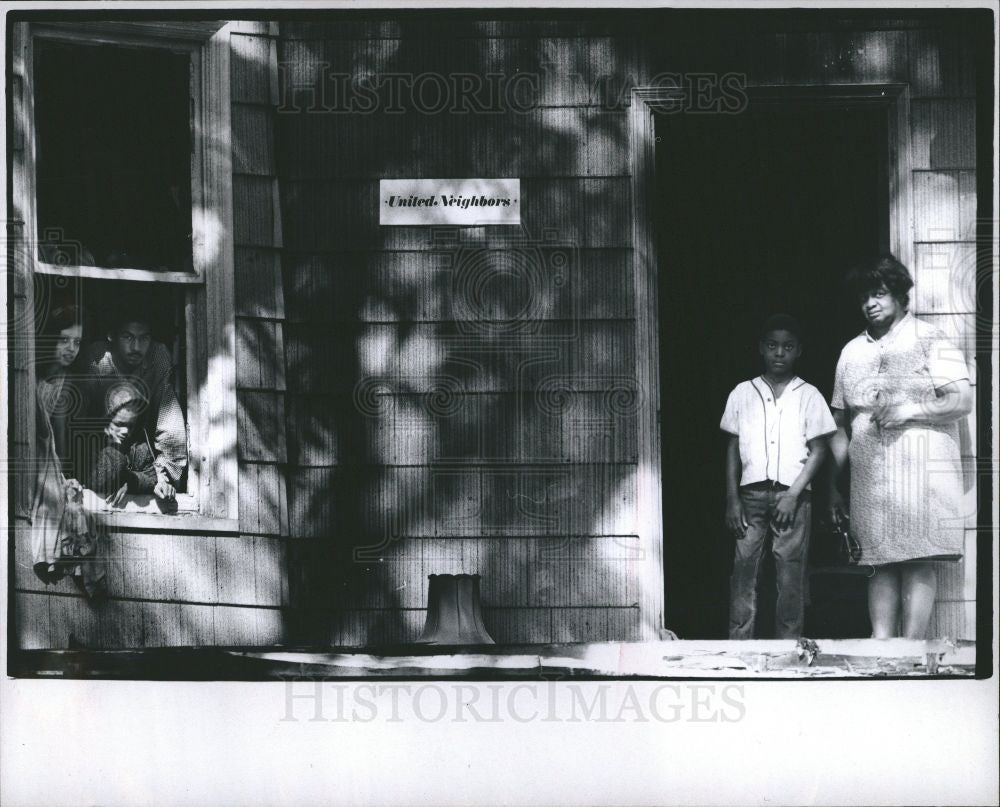 1969 Press Photo Rose Bell Neighborhood Activist - Historic Images