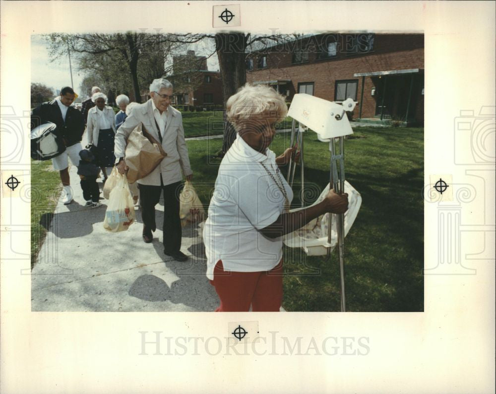 1990 Press Photo Rose Bell Royal Oak Baptist Church - Historic Images