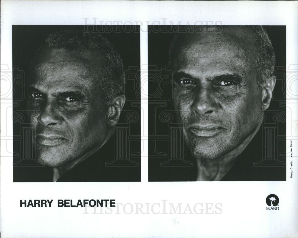 Press Photo Harry Belafonte singer - Historic Images
