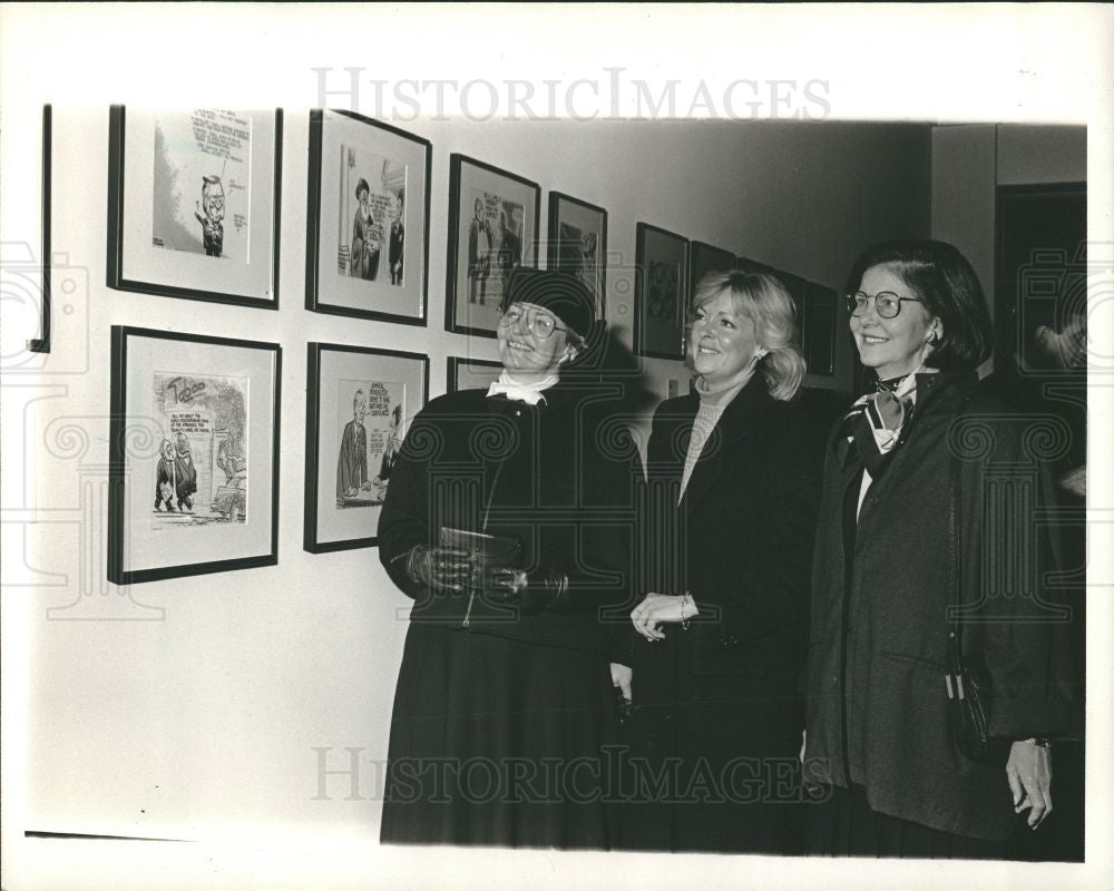 1987 Press Photo Judy Bigelow Sandy Daley - Historic Images