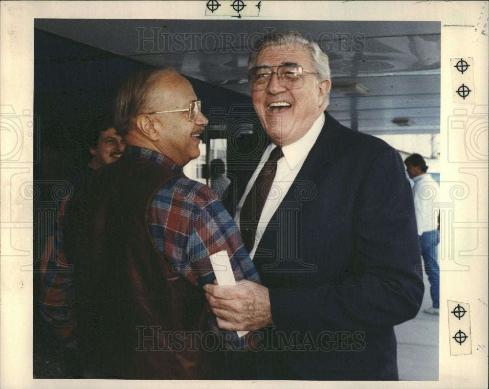 1990 Press Photo Owen Frederick Bieber president - Historic Images