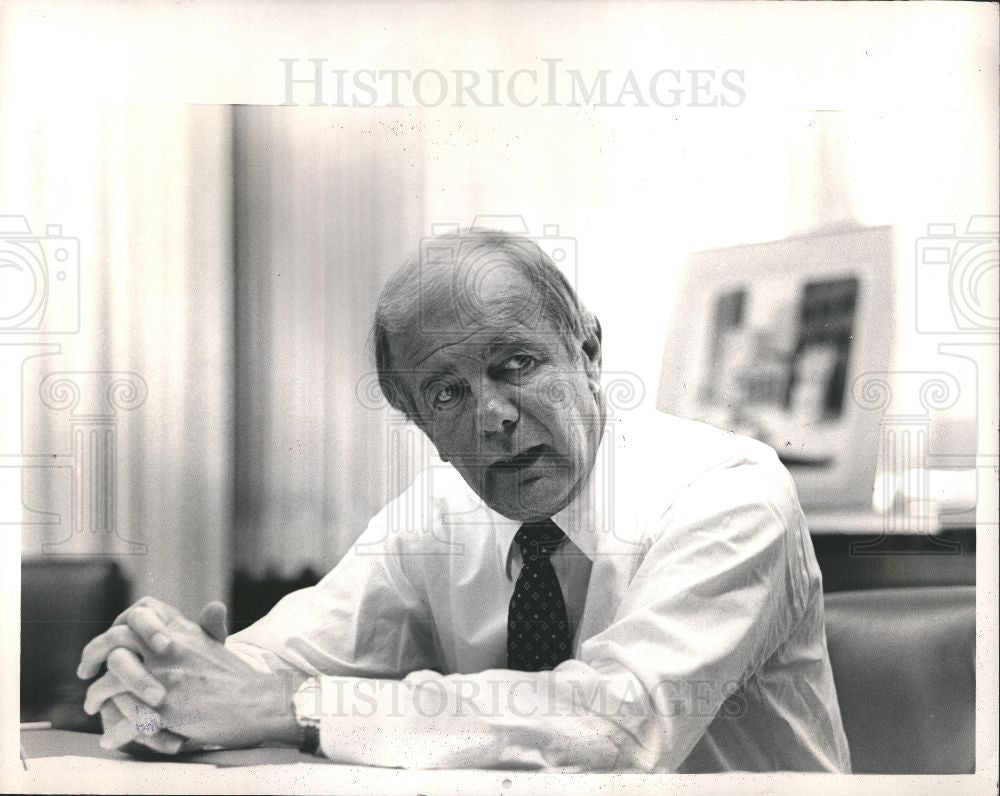 1983 Press Photo Bennett E. Bidwell - Historic Images