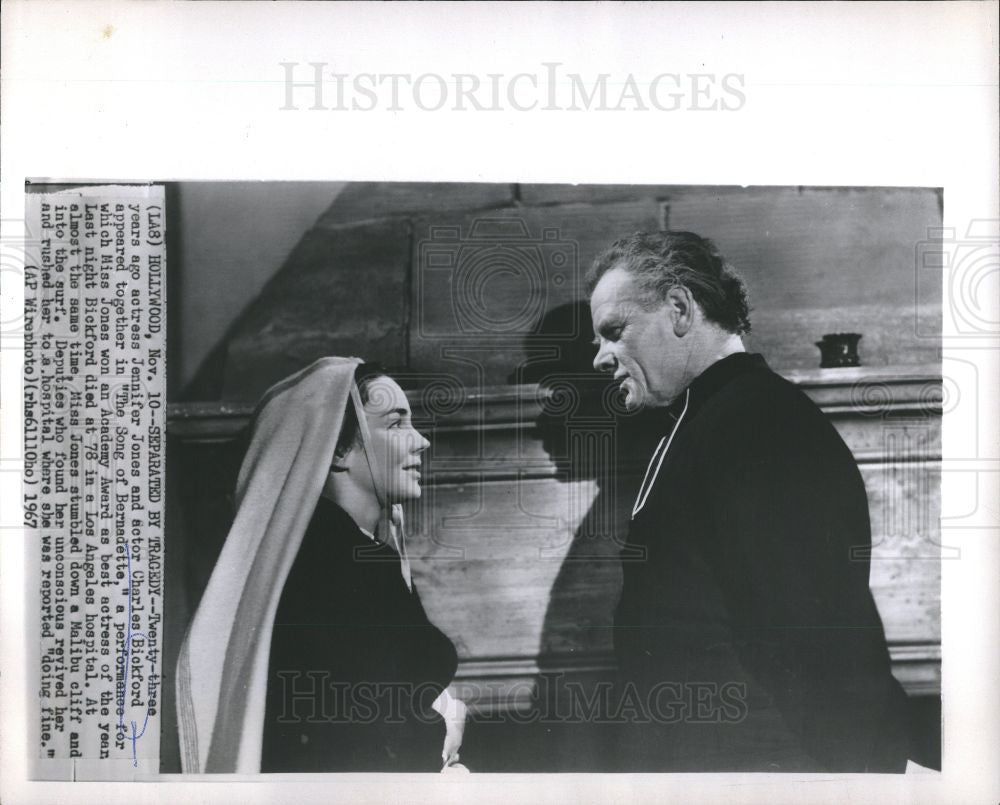 1967 Press Photo Charles Bickford American Actor - Historic Images