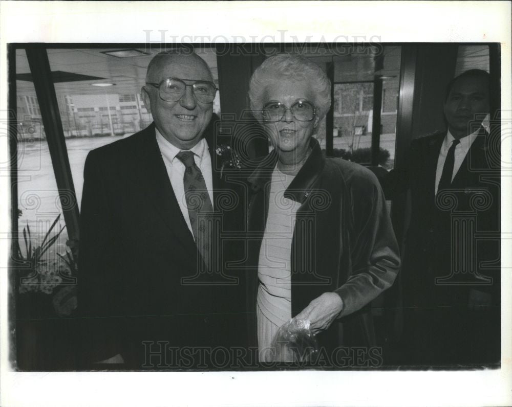 1992 Press Photo Joe and Millie Beyer Pontchartrain - Historic Images