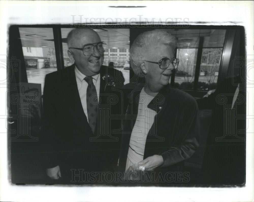 1992 Press Photo JOE AND MOLLIE BEYER - Historic Images