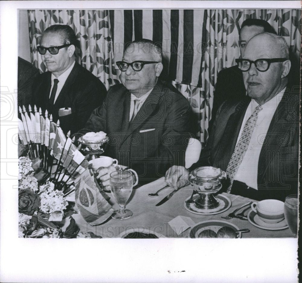 1963 Press Photo Venezulas President Romulo Betancourt - Historic Images