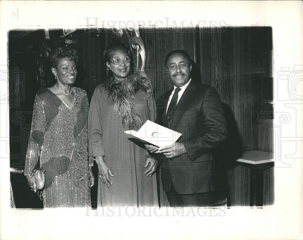 1987 Press Photo Marjorie Harris Alberta Blackburn Blan - Historic Images