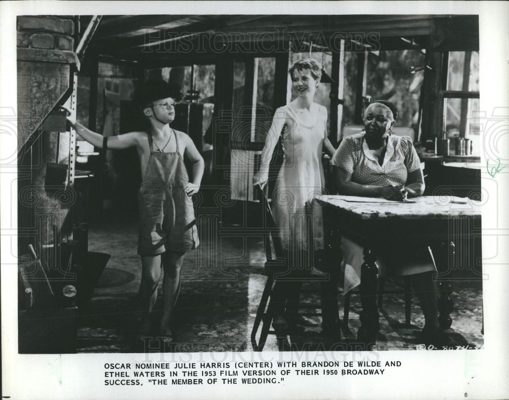 Press Photo Julie Harris Brandon De Wilde - Historic Images