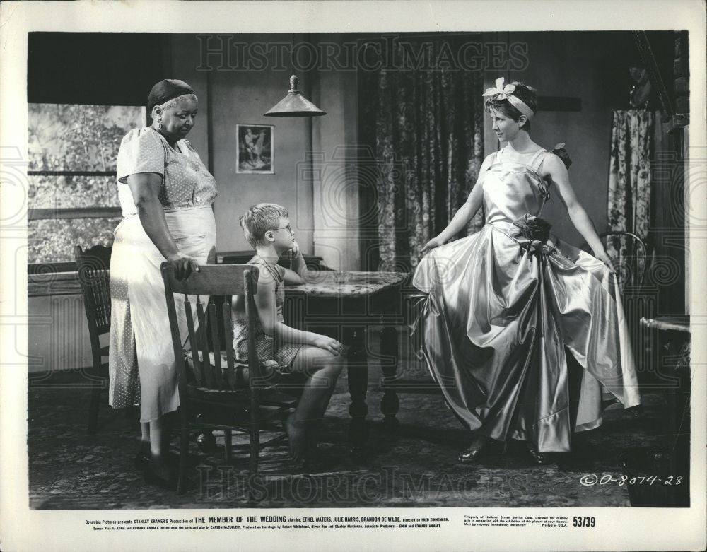 1953 Press Photo Julie Harris , actress , movie - Historic Images
