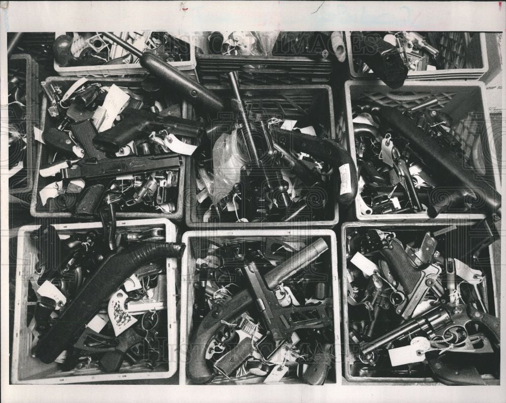 1994 Press Photo New Vault for Drugs &amp; Guns - Historic Images